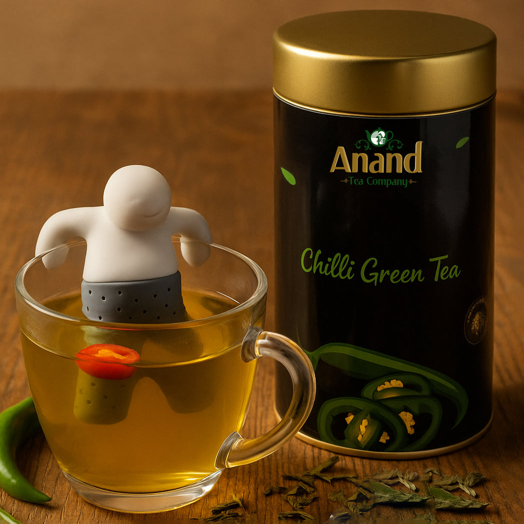 Green Chili Green Tea - 100Gm