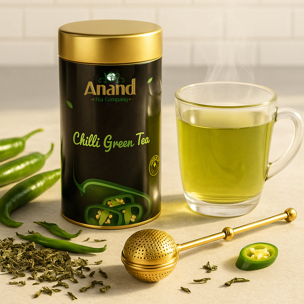 Green Chili Green Tea - 100Gm