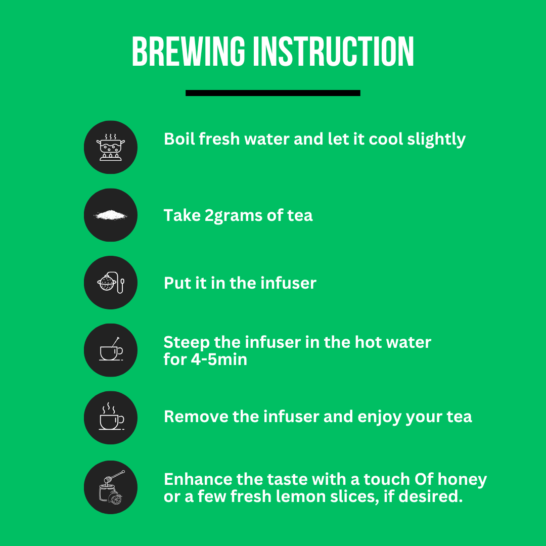 Green Chili Green Tea - 100Gm
