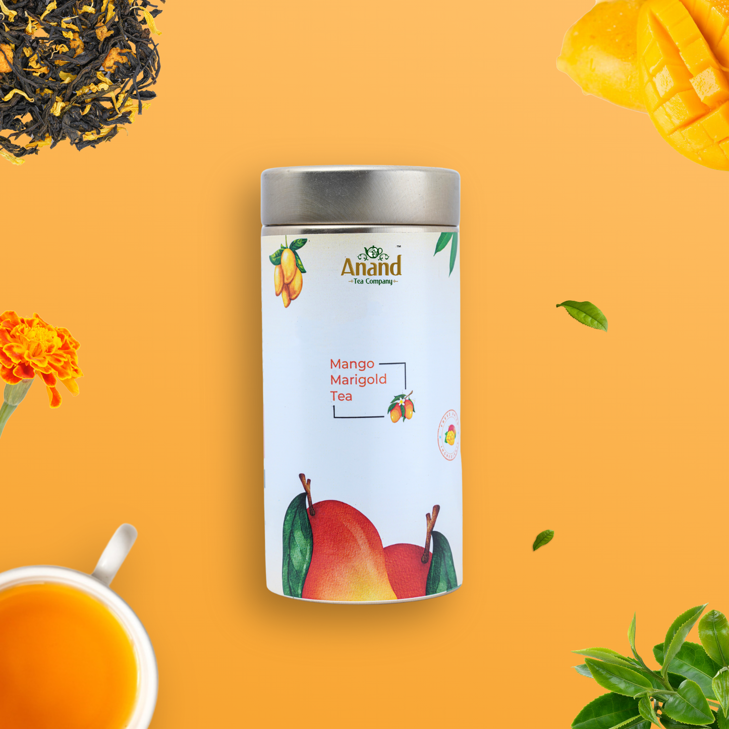Mango Marigold Green Tea - 100Gm
