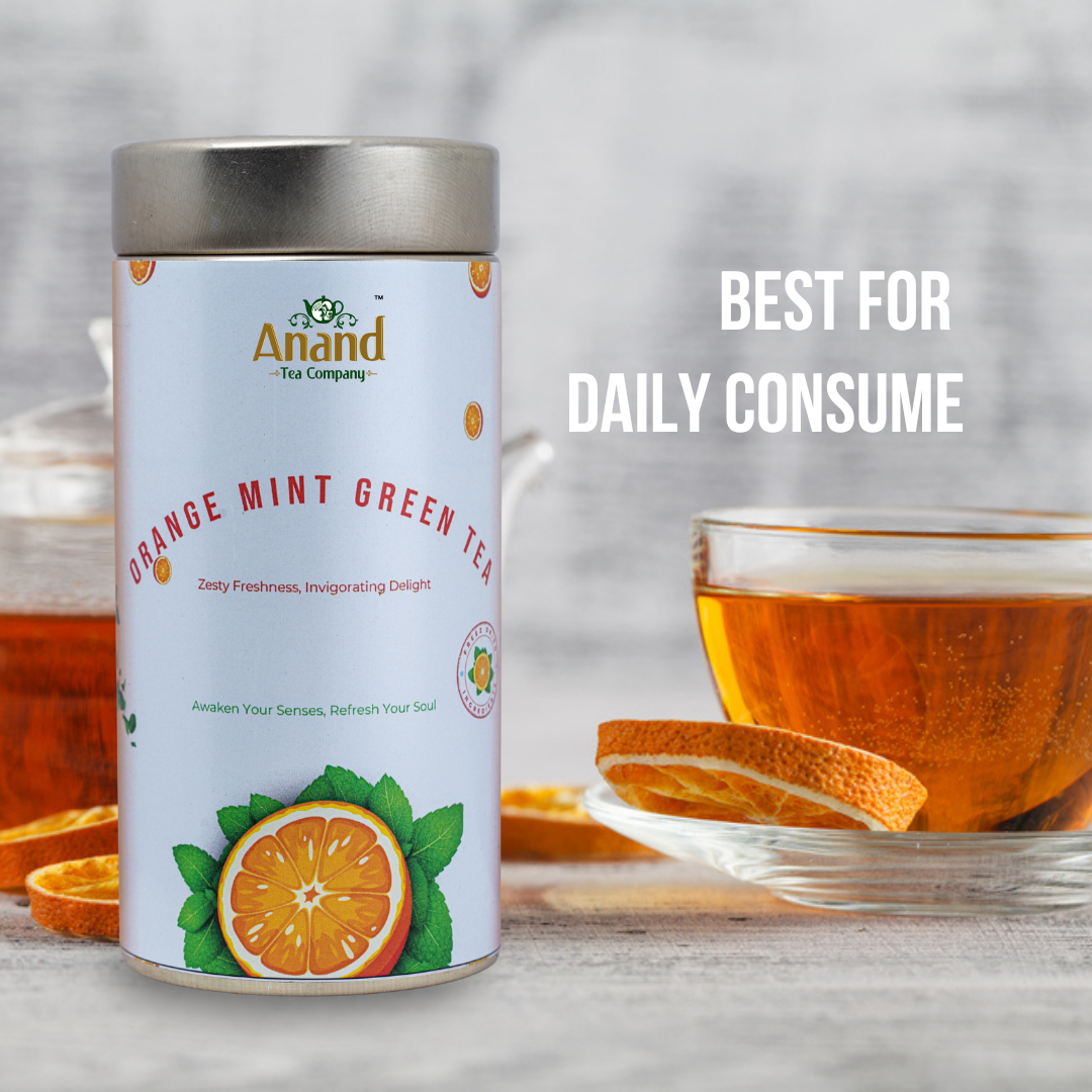 Orange Mint Green Tea- 75Gm