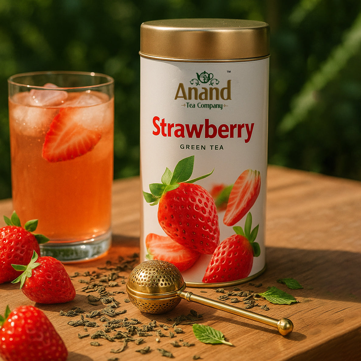 Strawberry Green Tea - 100Gm