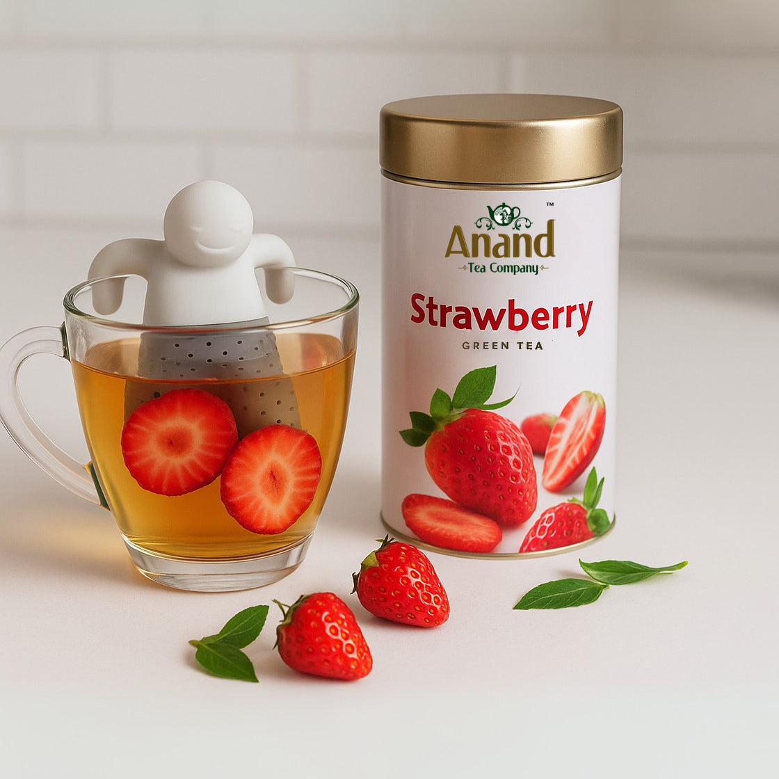 Strawberry Green Tea - 100Gm
