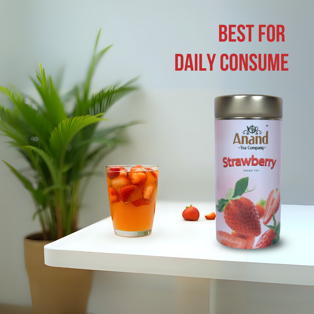 Strawberry Green Tea - 100Gm