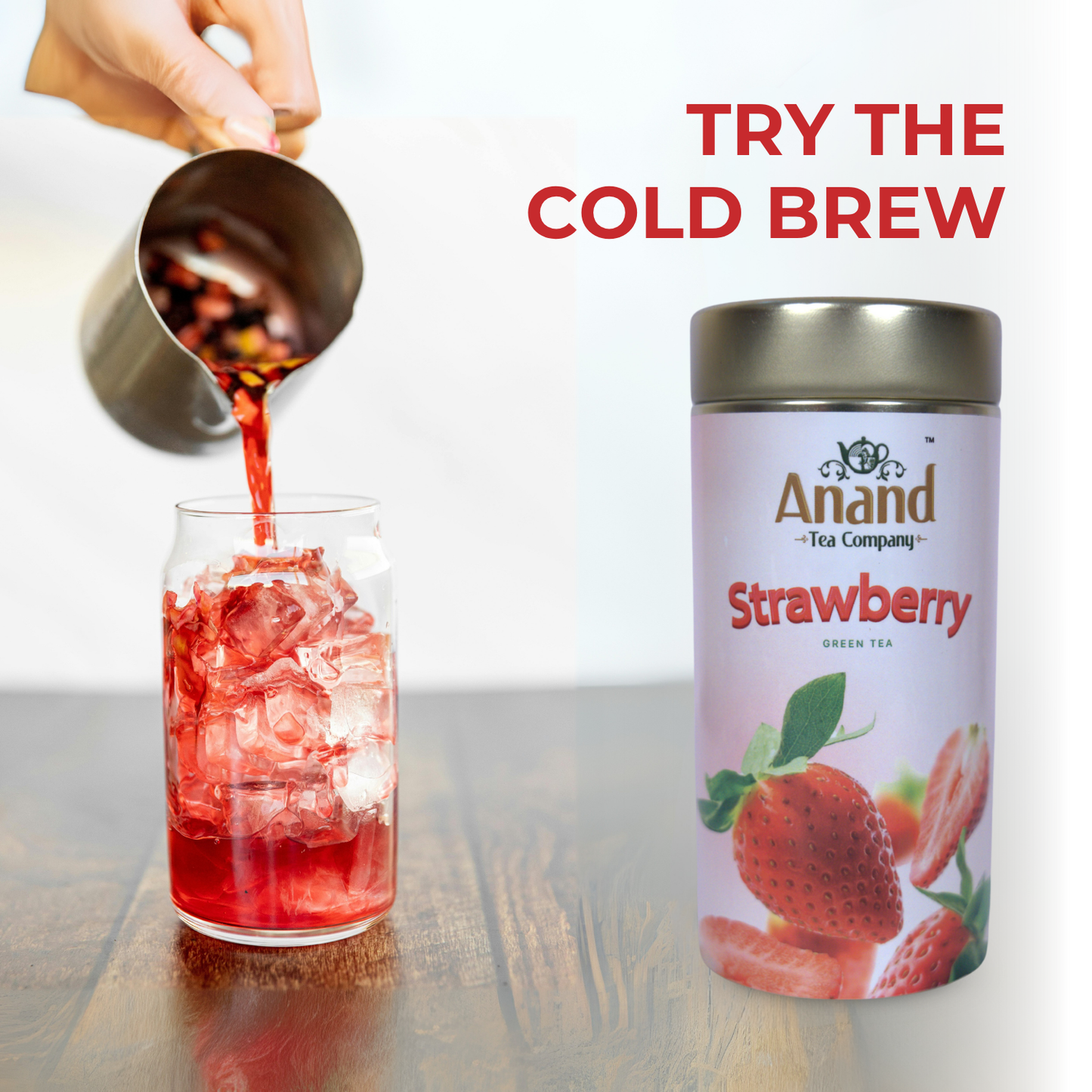 Strawberry Green Tea - 100Gm