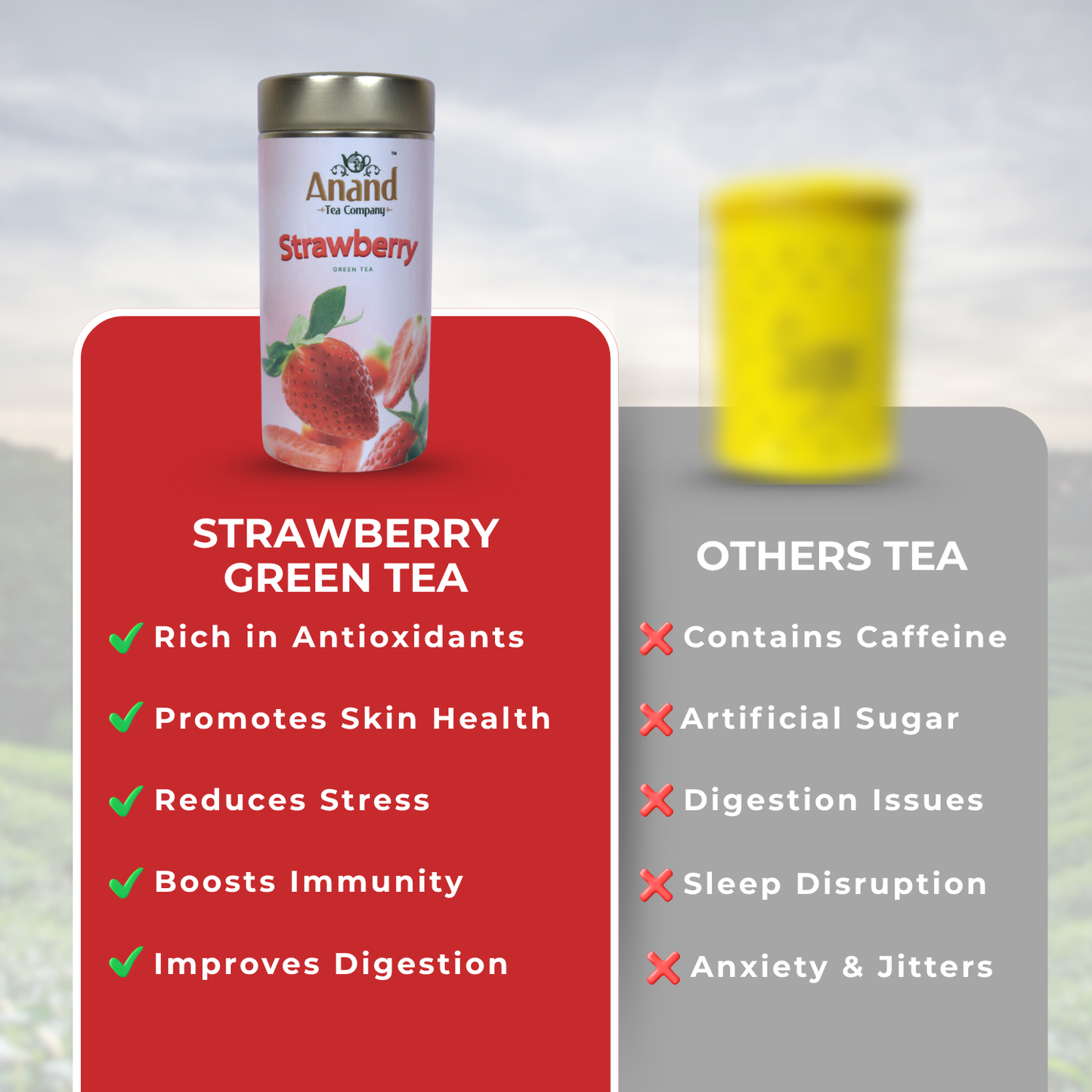 Strawberry Green Tea - 100Gm