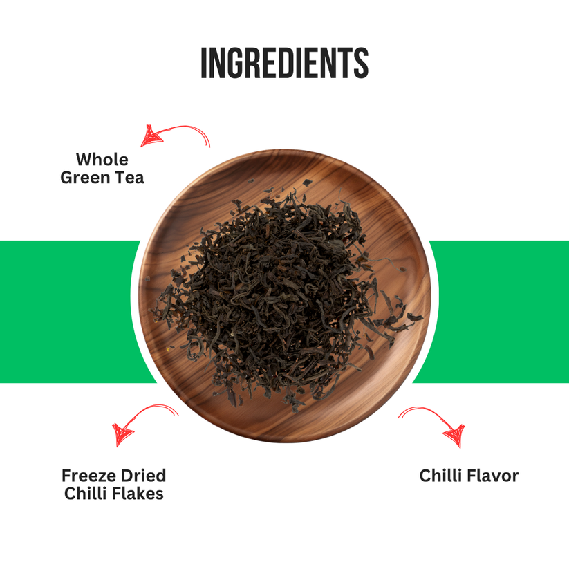 Green Chili Green Tea - 100Gm – Dream Dive