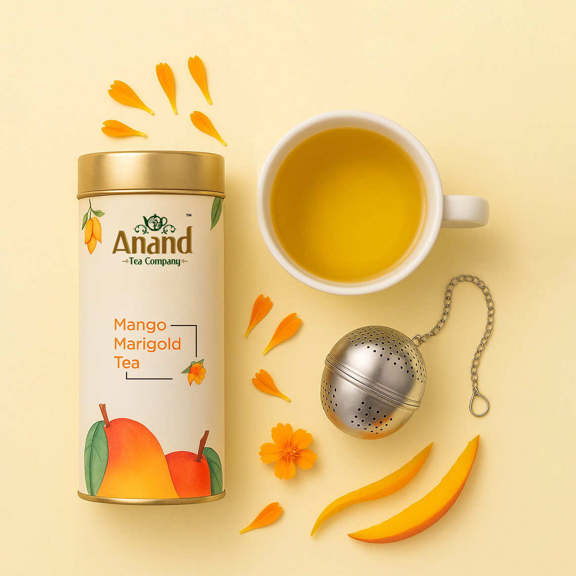 Mango Marigold Green Tea - 100Gm
