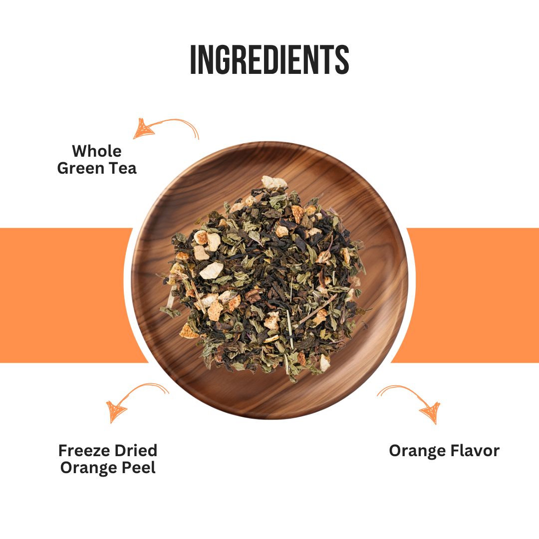 Orange Mint Green Tea- 75Gm