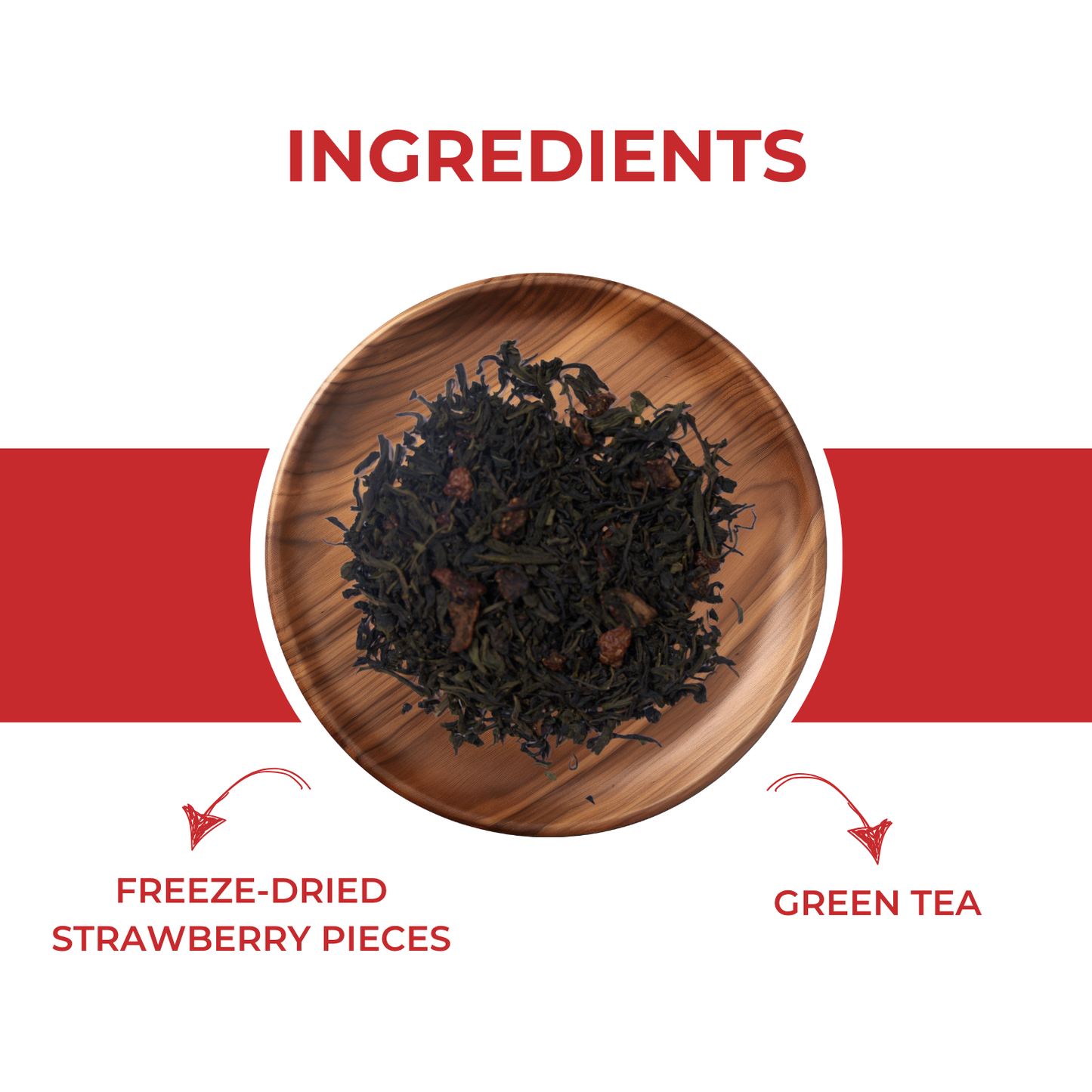 Strawberry Green Tea - 100Gm