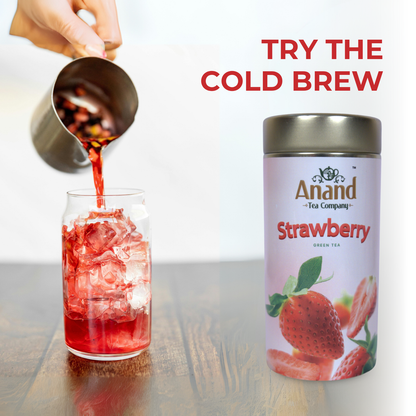 Strawberry Green Tea - 100Gm